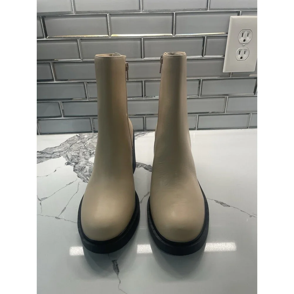 New Lisa Vicky Valid-V Beige Calf‎ Leather Shoes Size 9 – New in Box